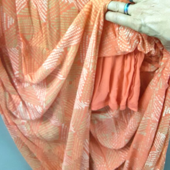 Lucky Brand Sleeveless Long Dress Size MEDIUM, Lined, Bottom Slit, Pockets - Picture 10 of 11